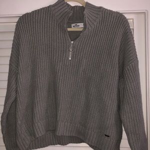 Grey Hollister Sweater!